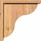 Ekena Millwork Carmel Smooth Corbel w/Backplate, Western Red Cedar, 5 1/2"W x 14"D x 14"H COR06X14X14CAR01SWR - alternate 4
